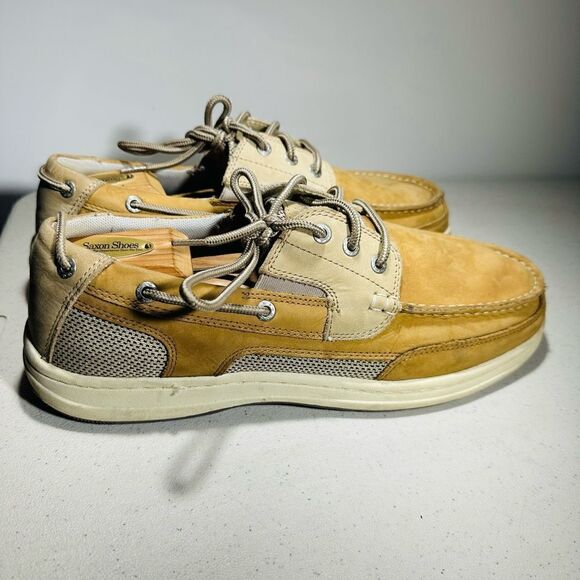 Dockers Men's Beacon Leather Casual Boat Shoes- Light Brown, US 11M - Picture 2 of 8